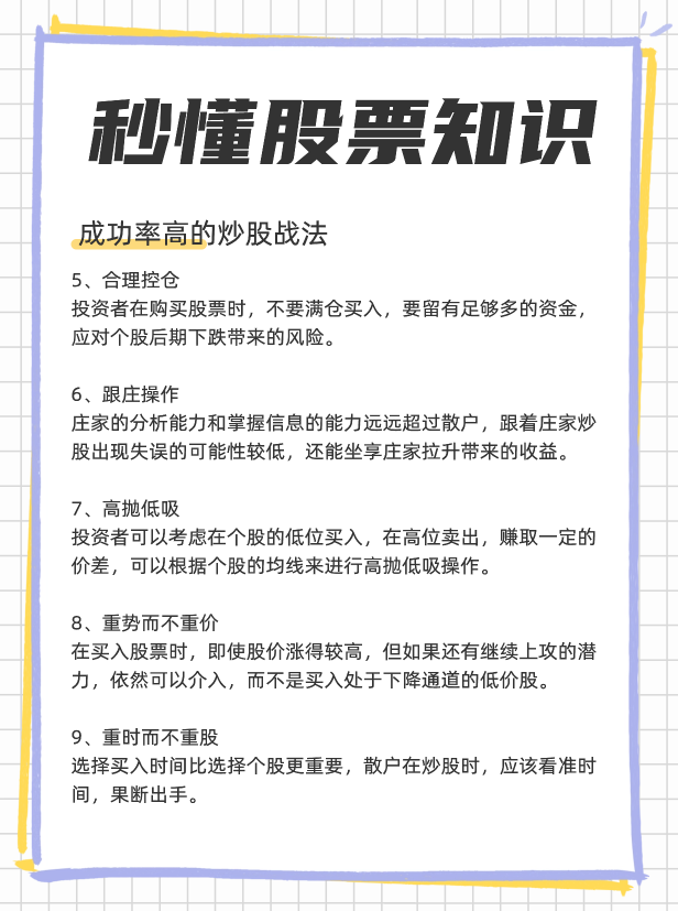 成功率高的炒股战法？炒股胜率高的技巧？(图2)